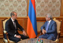 President receives Mikheil Janelidze, Deputy Prime Minister and Minister of Foreign Affairs of Georgia