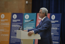 President attends solemn session of the Scientific Council of the Armenian-Russian University