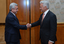 President receives Minister of State for Europe and the Americas at the Foreign and Commonwealth Office of the United Kingdom Alan Duncan