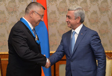 President receives Co-Chair of Armenian Assembly of America Van Grigoryan