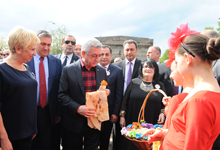 President Serzh Sargsyan attends Gyumri Day-dedicated events