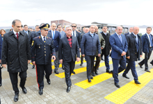 President Serzh Sargsyan attends opening of refurbished Bavra border checkpoint