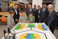 President attends inauguration of Ayb School’s new building