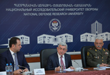 President attends launch of new educational program of National Defense Research University of Defense Ministry