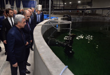 President pays working visit to Gegharkunik Marz of Armenia