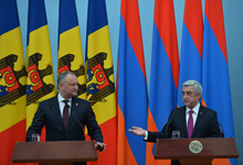 Armenian-Moldovan high-level talks held at Presidential Palace