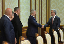 President receives Artsakh National Assembly delegation