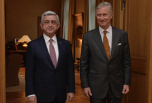 President meets with King Philippe of Belgium 