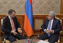 President receives newly appointed EU Special Representative for South Caucasus and Georgia Crisis