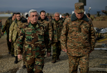 President introduced to possibilities of new Armenian military equipment