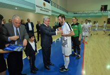 President watches final match of the RPA Futsal Cup