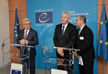 President Serzh Sargsyan and the Secretary General of the CoE have summed up the outcomes of the meeting