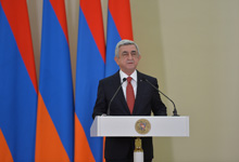 Բանակի օրվա առթիվ Նախագահի նստավայրում տեղի է ունեցել պարգևատրման արարողություն