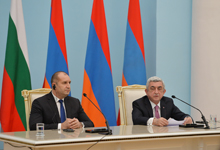 Armenian-Bulgarian high-level talks held at Presidential Palace