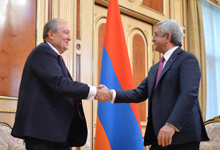 President meets with RPA-nominated presidential candidate Armen Sarkissian