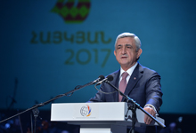 President attends Haykyan-2017 Awards Ceremony