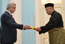 Newly appointed Malaysia Ambassador hands credentials