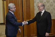 President meets with outgoing Italian Ambassador