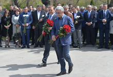 President Serzh Sargsyan paid tribute to the memory of Andranik Margarian