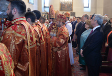 President Serzh Sargsyan attends Easter Patriarchal Divine Liturgy