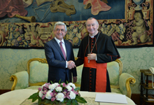 President meets with Holy See State Secretary Pietro Parolin

