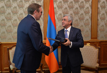 President receives outgoing RF Ambassador to Armenia