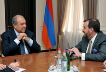 President Armen Sarkissian received Ambassador Extraordinary and Plenipotentiary of the United States of America to Armenia Richard Mills