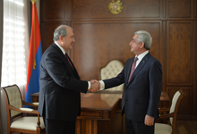 President Armen Sarkissian met with Prime Minister Serzh Sargsyan