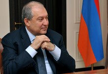 President Armen Sarkissian holds meetings