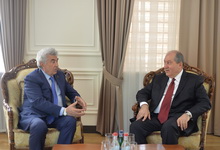 President Armen Sarkissian met with Gagik Harutyunian