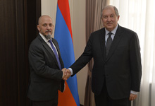 President Armen Sarkissian received Ambassador of Argentine to Armenia