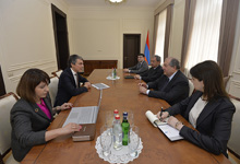 President Armen Sarkissian received UNDP Deputy Resident Representative in Armenia