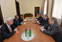 President Sarkissian received the Director of the Cabinet of the Secretary General of the International Organization of Francophonie