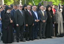 President Sarkissian was present at the Prayer of Thanks dedicated to the 100th anniversary of the First Republic