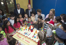 President and Mrs. Nune Sarkissian visited Orran benevolent organization
