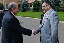 President familiarized with the activities and programs of the Armenian-Russian University