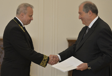 Newly appointed Ambassador of Russia presented his credentials to President Armen Sarkissian