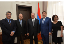 President Armen Sarkissian received delegation of the Armenian Assembly of America