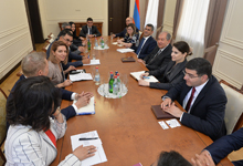 President received representatives of the European Business Association in Armenia