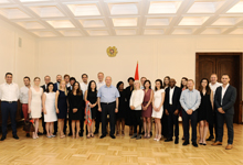 The President received participants of the Master’s program from the Columbia University and London Business School