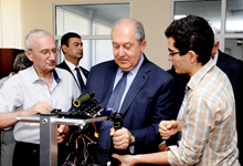 President Armen Sarkissian visited the National Polytechnic University of Armenia