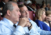 President Sarkissian watched the finals of the World Cup