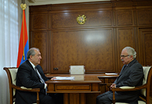 President Armen Sarkissian received Bedros Terzian