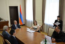 The oath taking ceremony of the newly appointed judges took place at the Presidential Palace