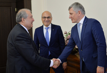 President Sarkissian received representatives of Ernst and Young Firm