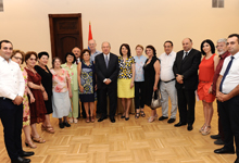 President met with the members of the Council on coordination of the national minority organizations 