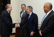 President Sarkissian received delegation of the EBRD