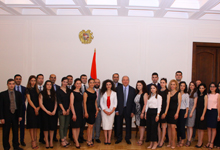 President met with the graduates of the Leadership School