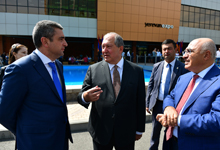 President Sarkissian attended the opening of the Armenia Expo-2018 exhibition