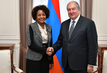 President Sarkissian hosted the Secretary-General of the Organisation internationale de la Francophonie